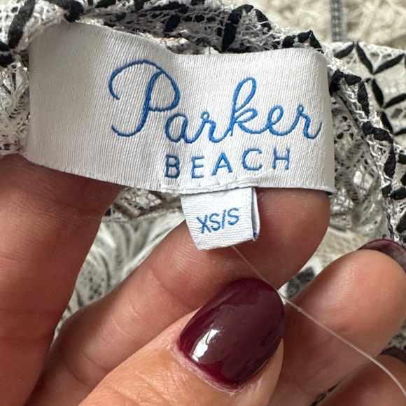 Parker Beach Black and White Geometric CoverUp - Picture 10 of 10